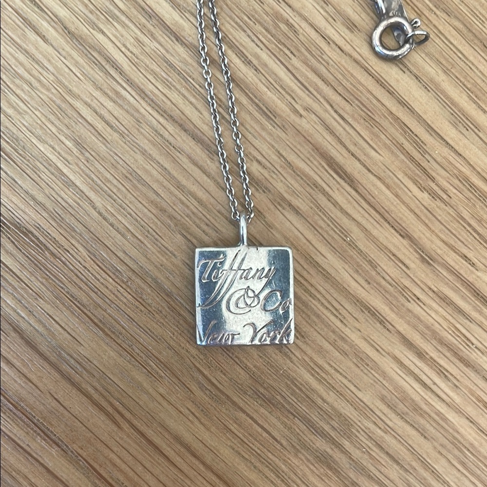 Tiffany & Co. Notes Silver Pendant Necklace